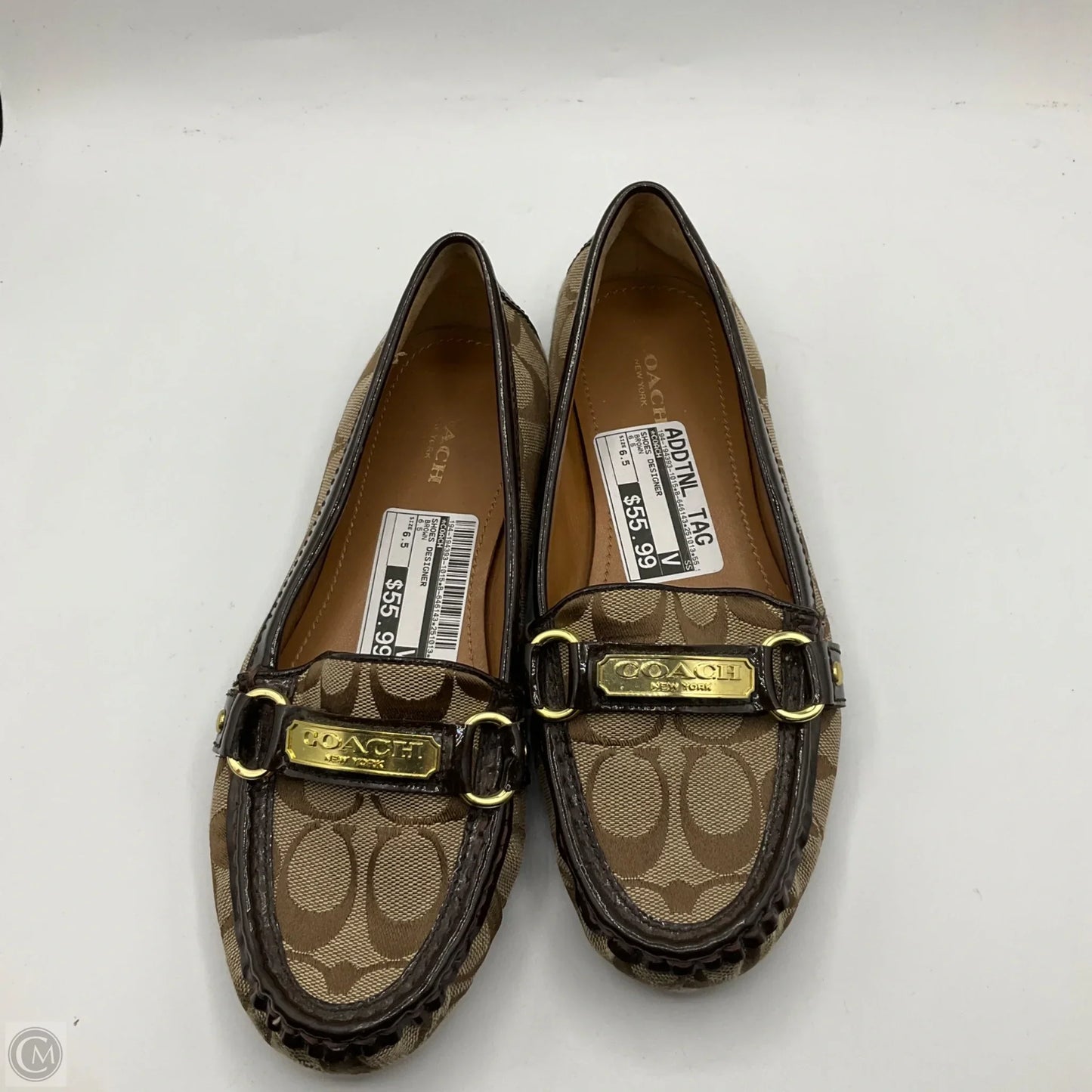 Shoes Designer By Coach In Brown, Size: 6.5