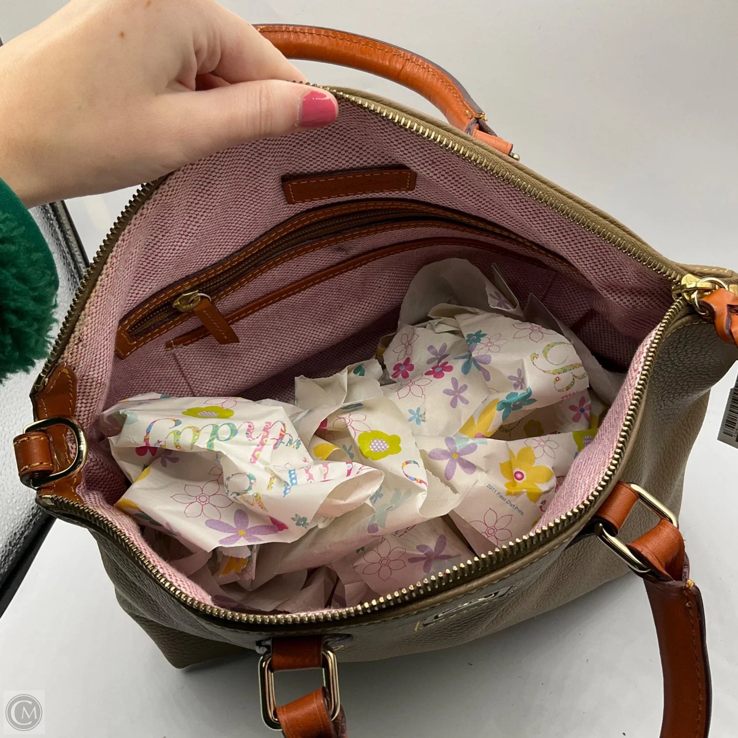 Handbag Designer By Dooney And Bourke, Size: Medium