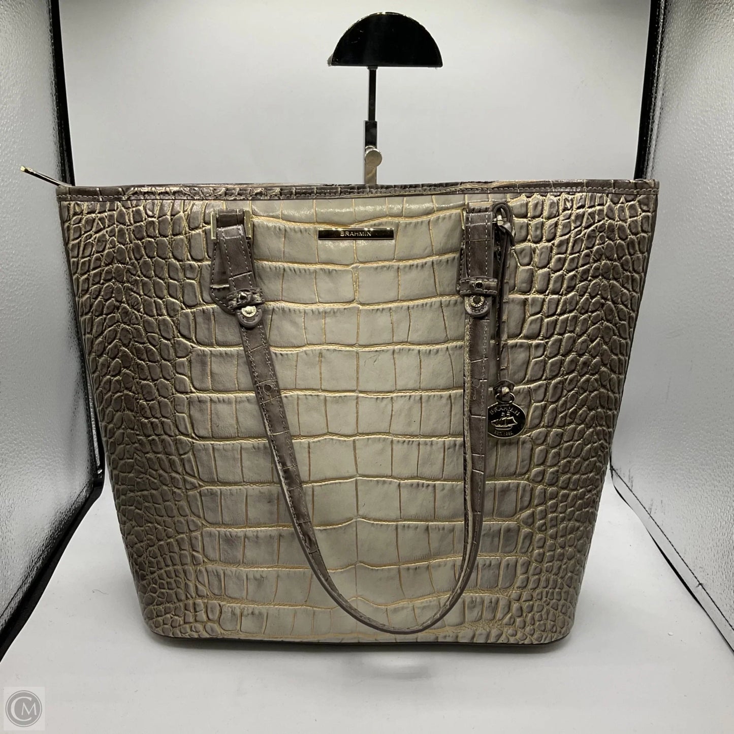 Handbag Designer By Brahmin, Size: Large