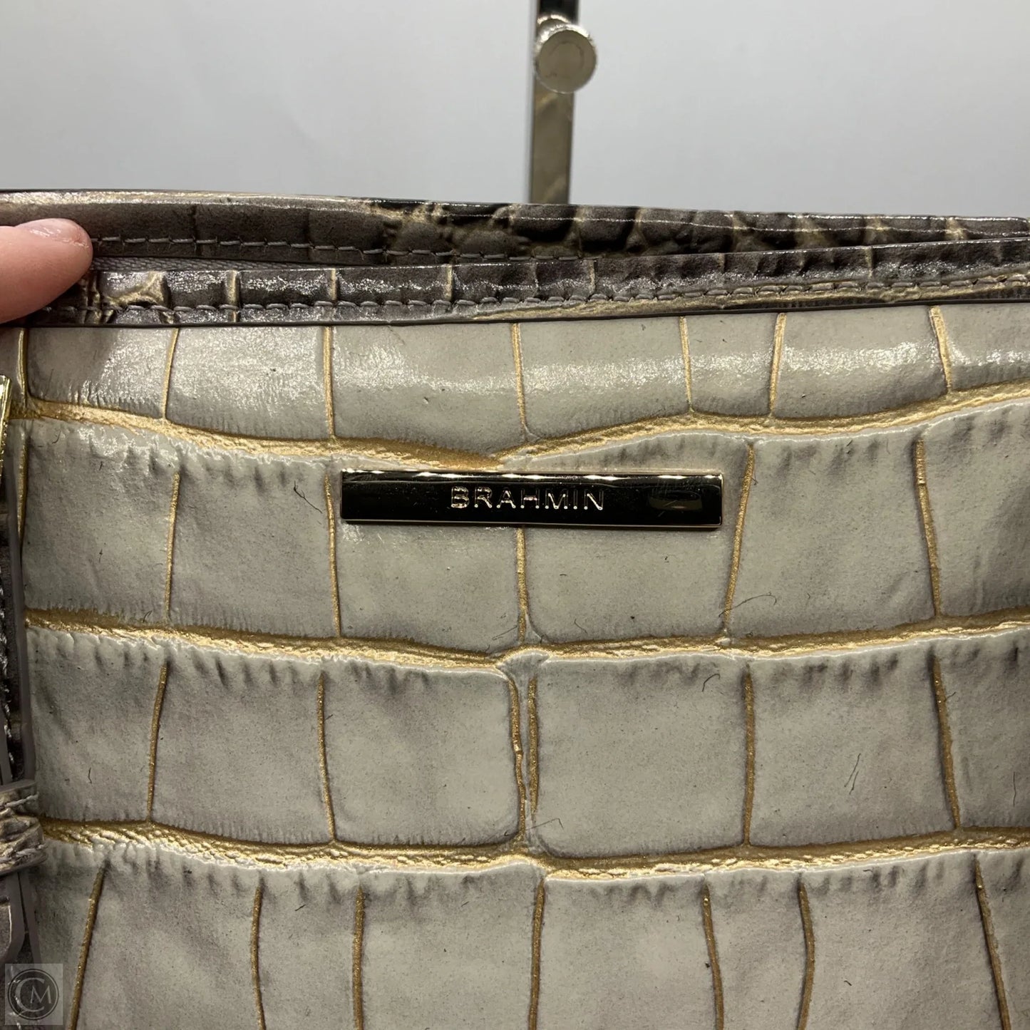 Handbag Designer By Brahmin, Size: Large