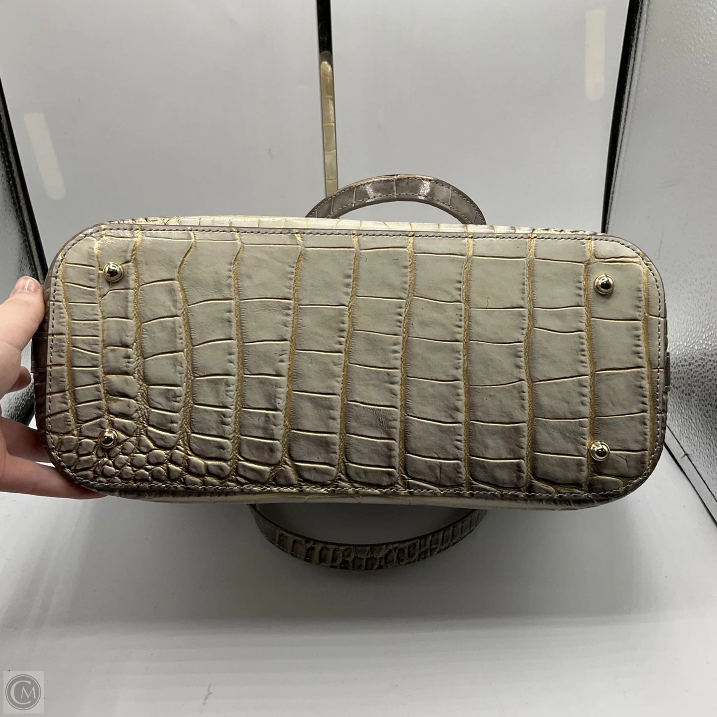 Handbag Designer By Brahmin, Size: Large