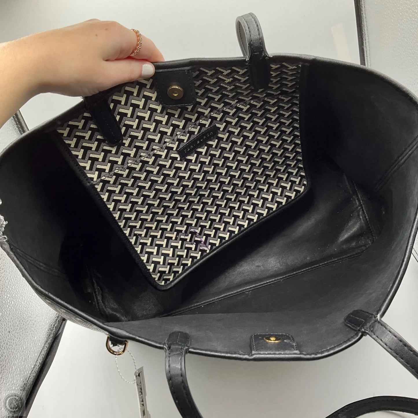 Handbag Designer By Tory Burch, Size: Large