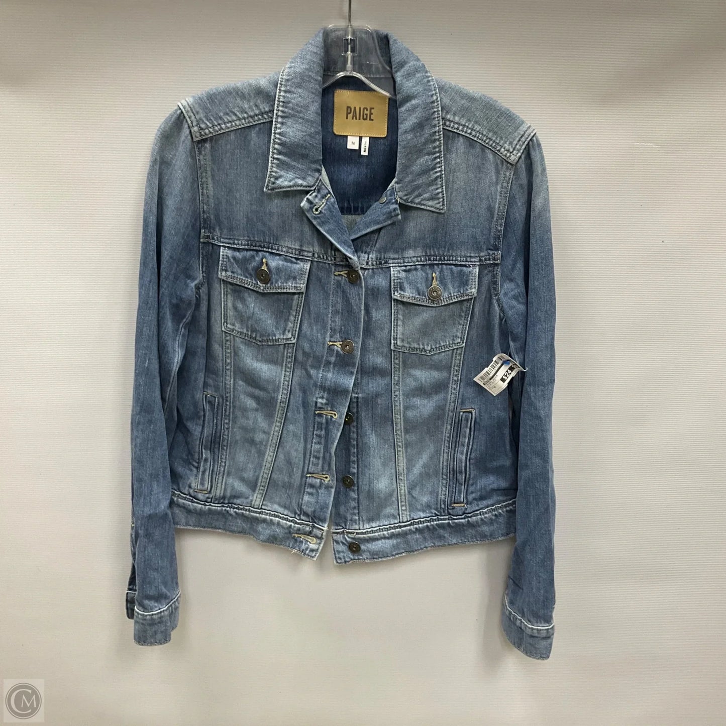 Jacket Denim By Paige In Blue Denim, Size: M