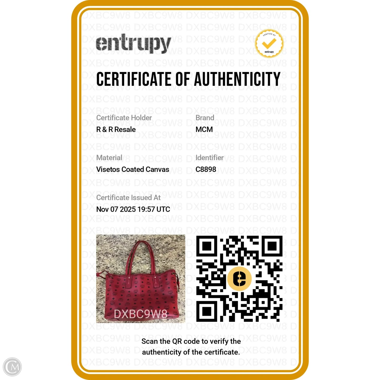 Handbag Luxury Designer By Mcm, Size: Large