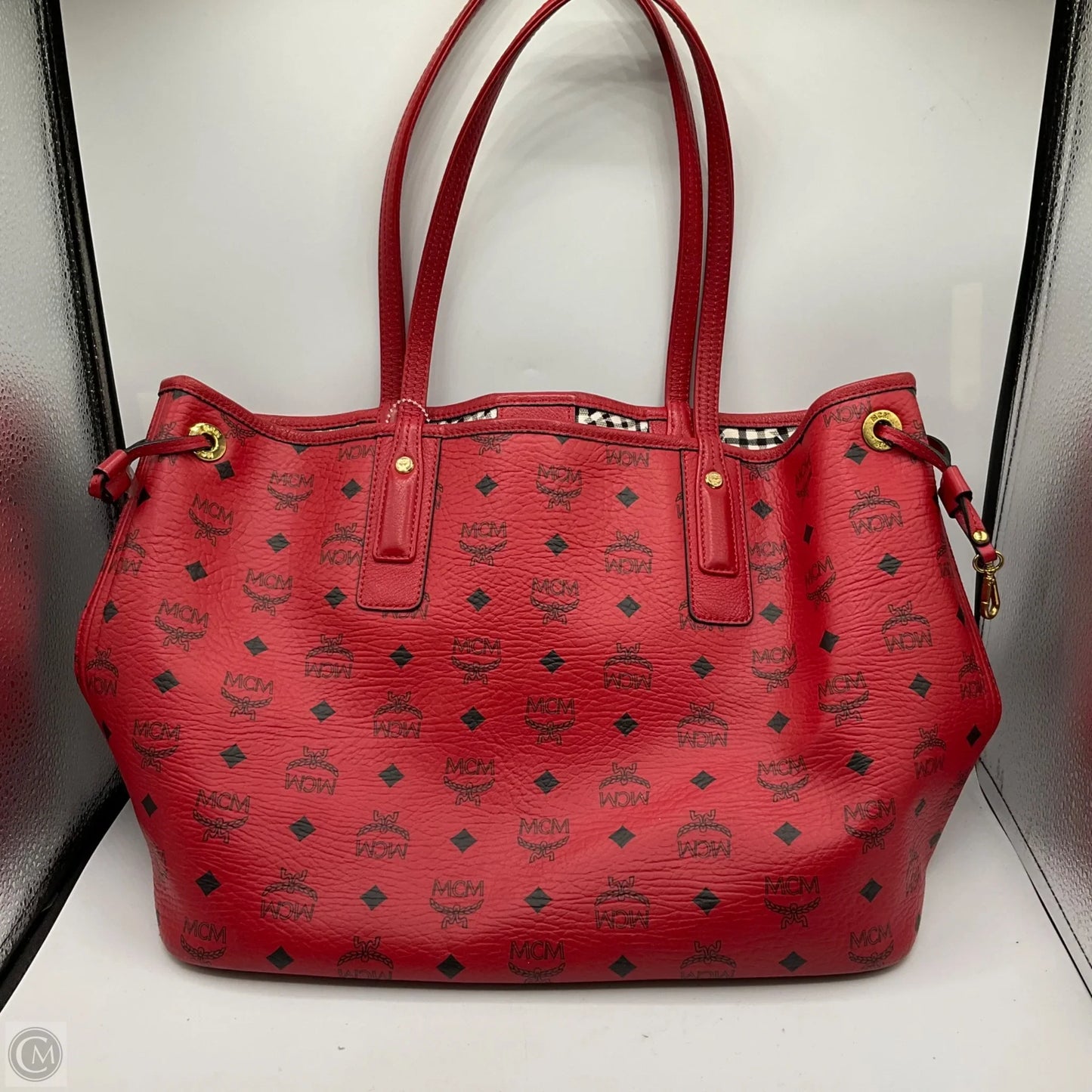 Handbag Luxury Designer By Mcm, Size: Large