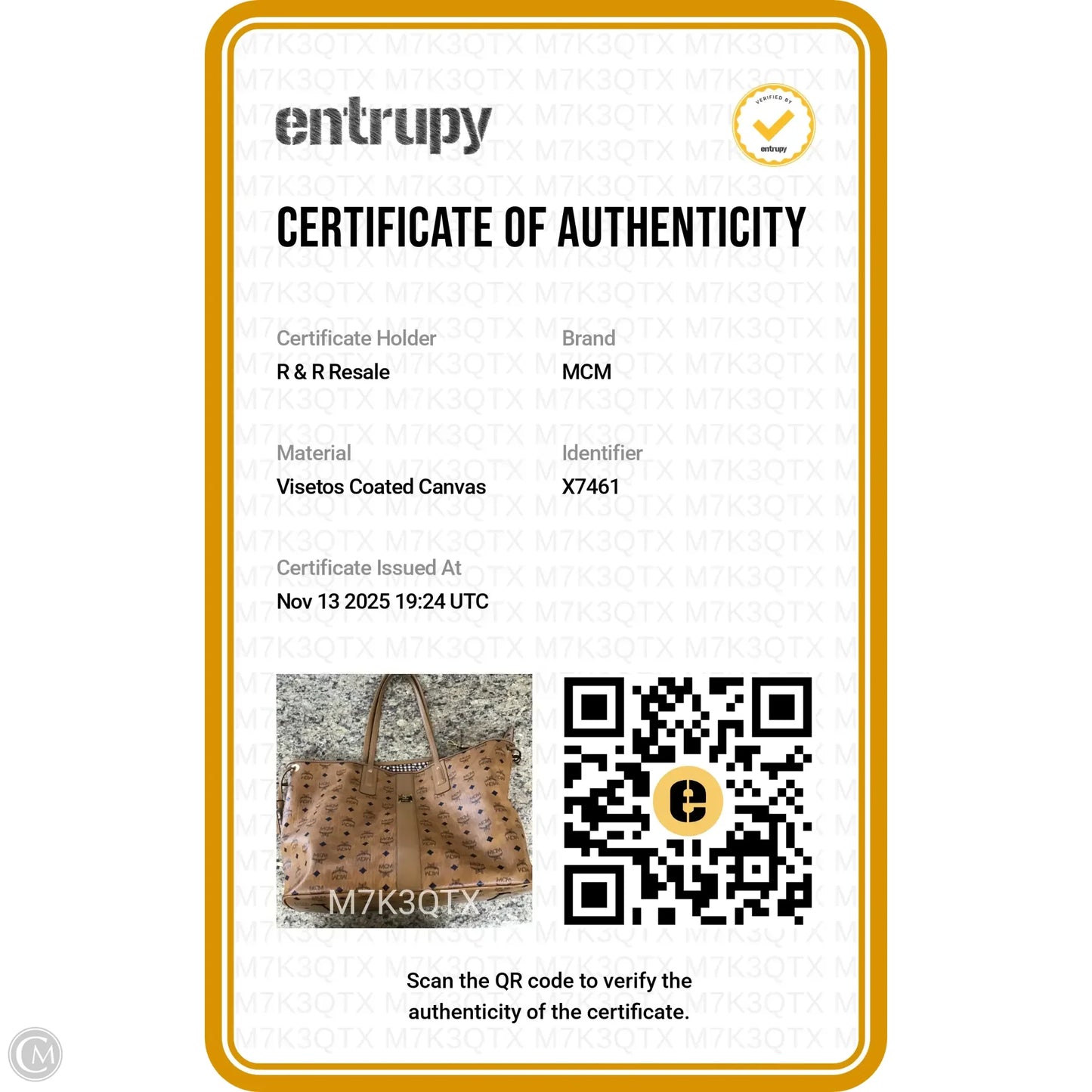 Handbag Luxury Designer By Mcm, Size: Large