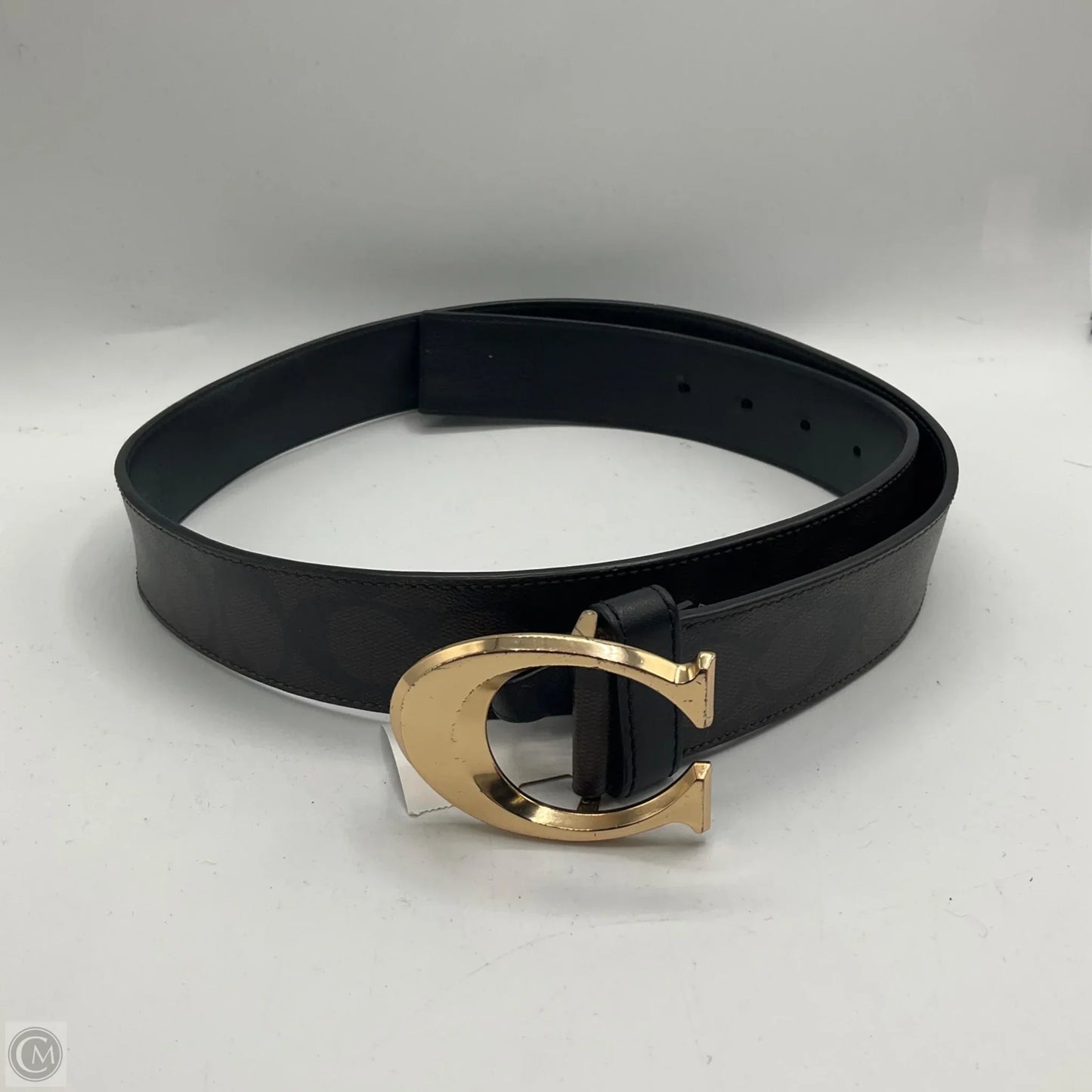 Belt Designer By Coach, Size: Medium