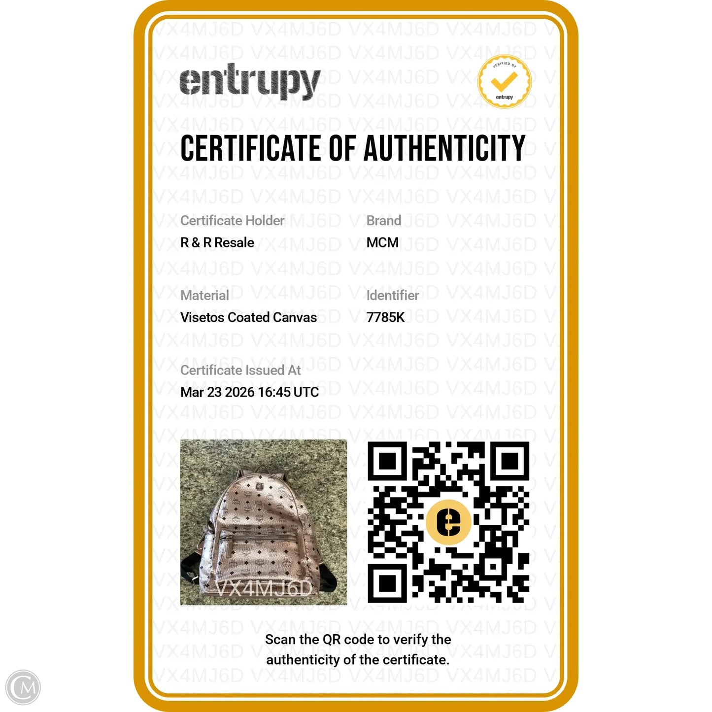 Backpack Luxury Designer By Mcm, Size: Large