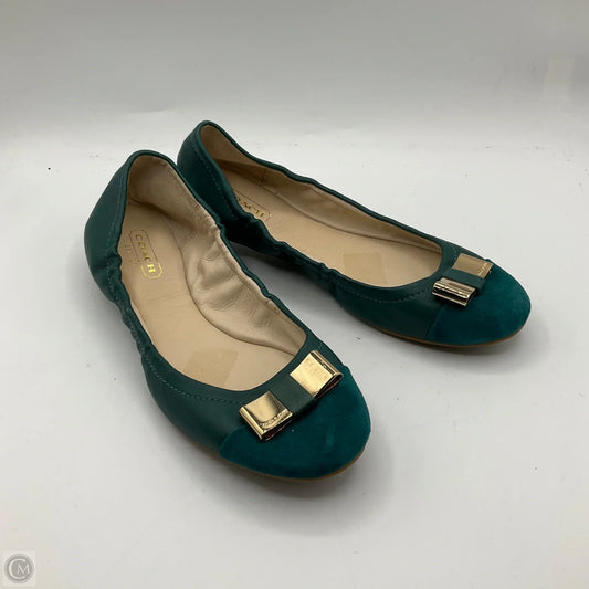 Shoes Designer By Coach In Blue, Size: 7