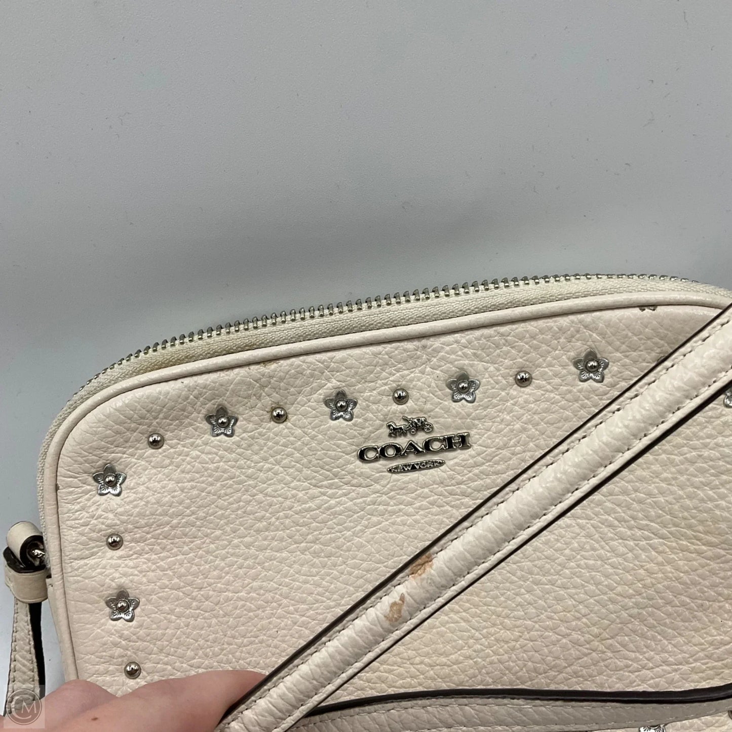 Crossbody Designer By Coach, Size: Small