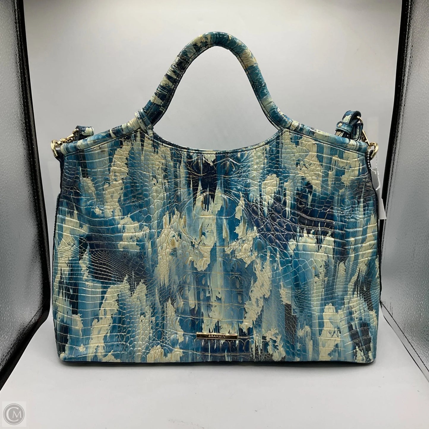Handbag Designer By Brahmin, Size: Large