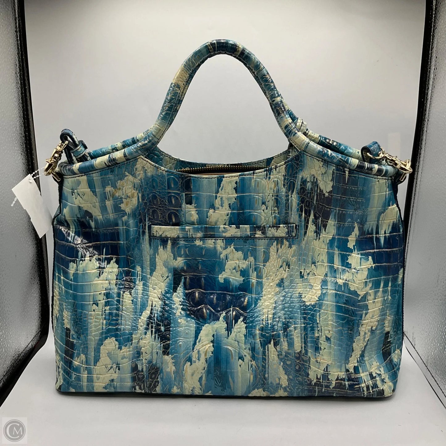 Handbag Designer By Brahmin, Size: Large