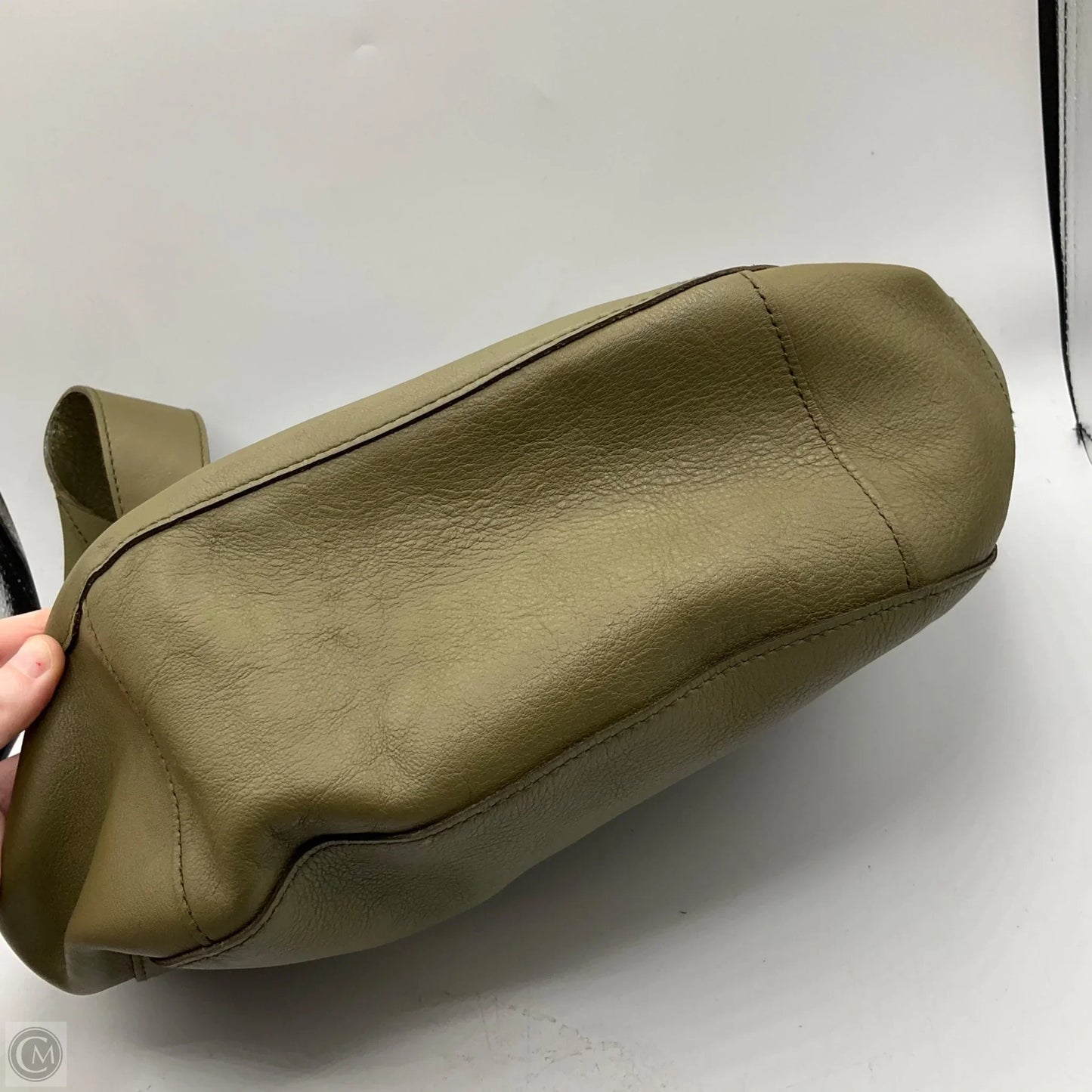 Handbag Leather By Madewell, Size: Large