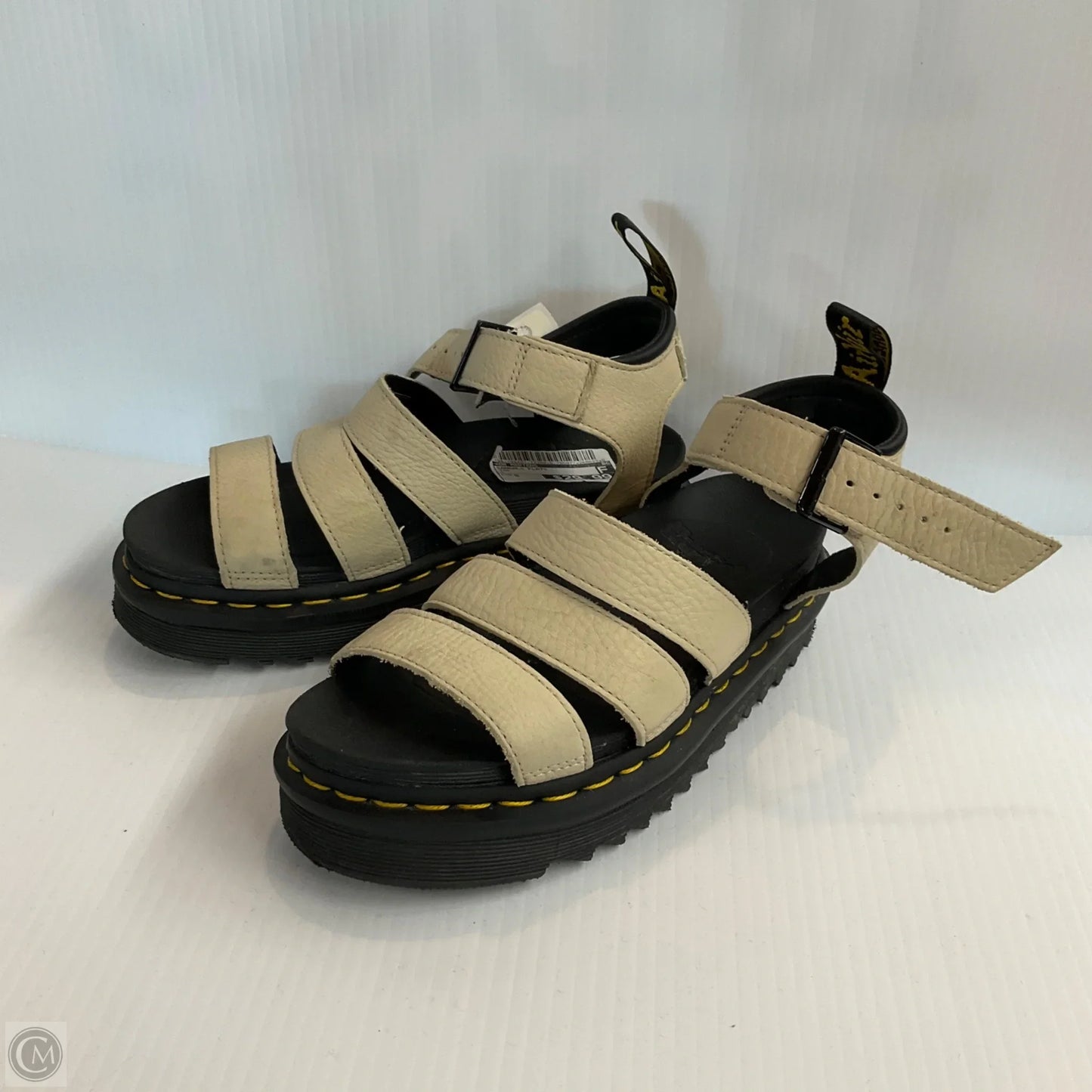 Sandals Flats By Dr Martens In Tan, Size: 5