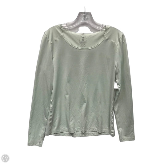 Athletic Top Long Sleeve Crewneck By On In Green, Size: M