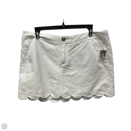 Skort Designer By Lilly Pulitzer In White, Size: 10