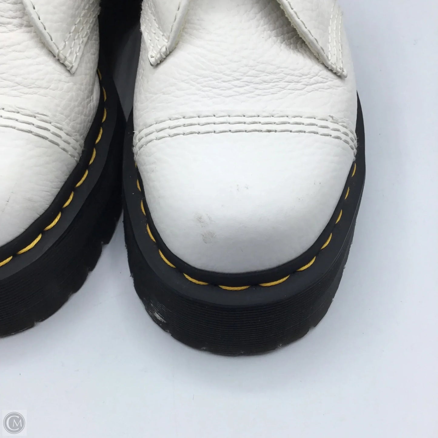 Boots Combat By Dr Martens In White, Size: 9