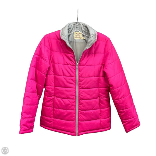 Coat Puffer & Quilted By Faded Glory In Pink, Size: S