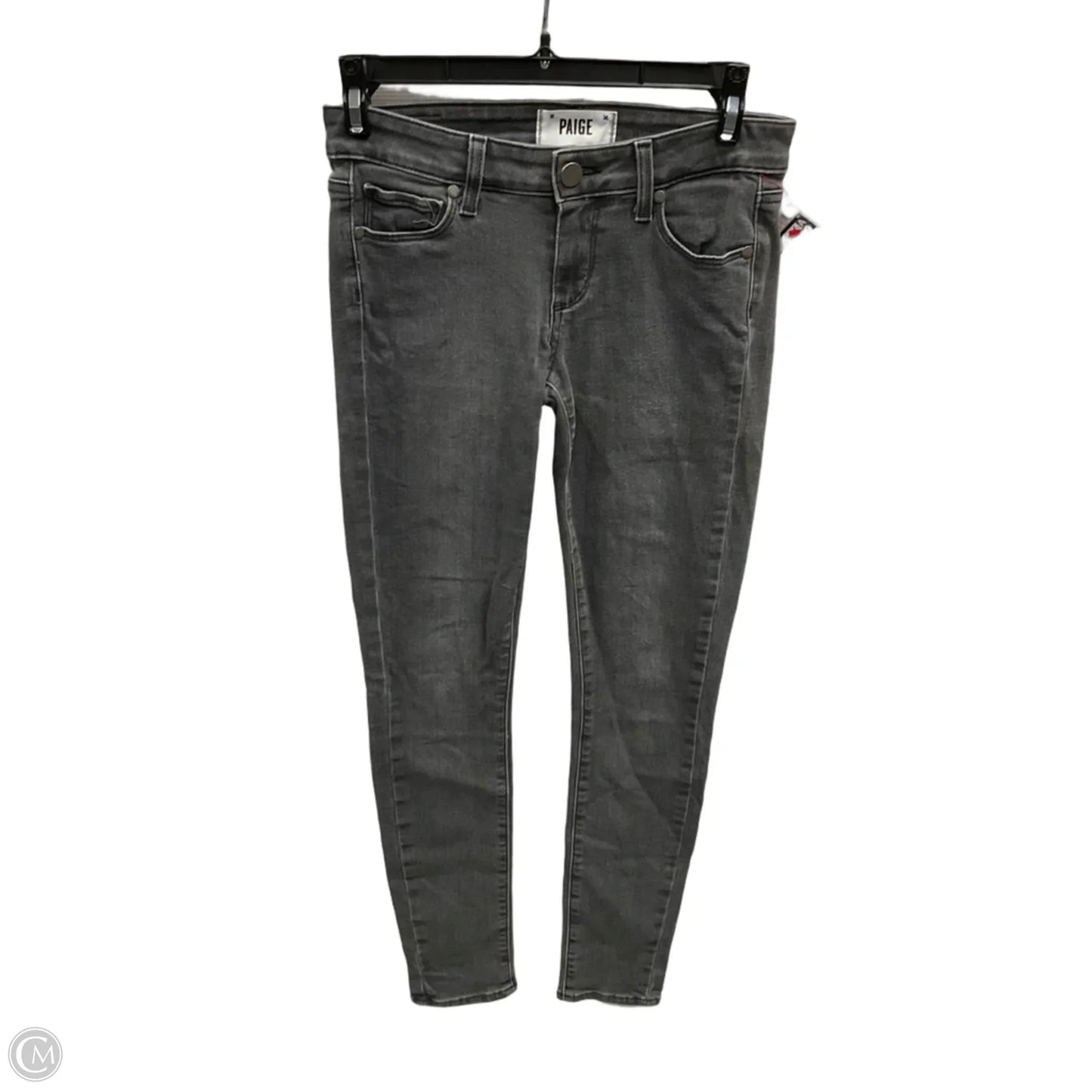 Jeans Skinny By Paige In Grey Denim, Size: 0
