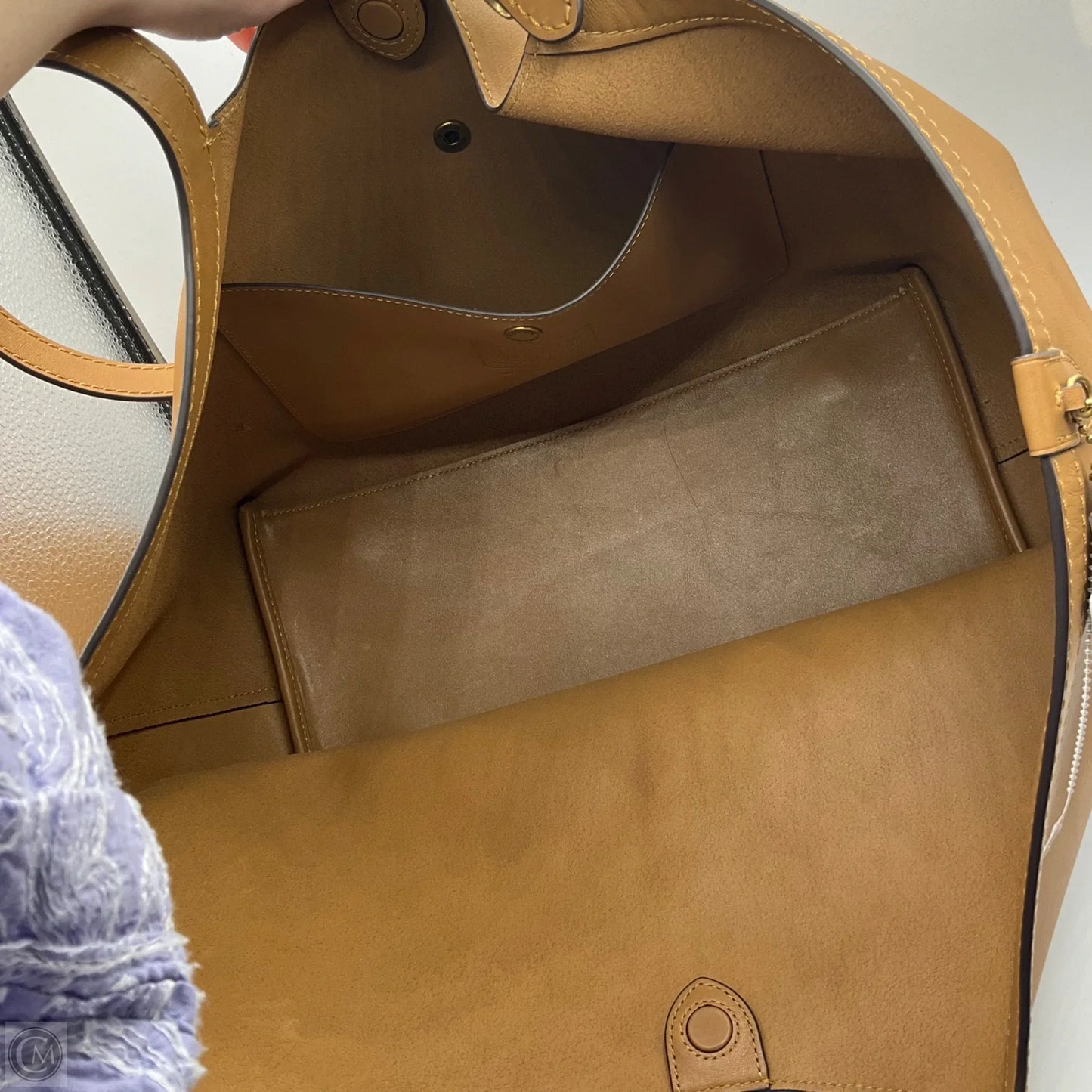 Handbag Designer By Coach, Size: Large