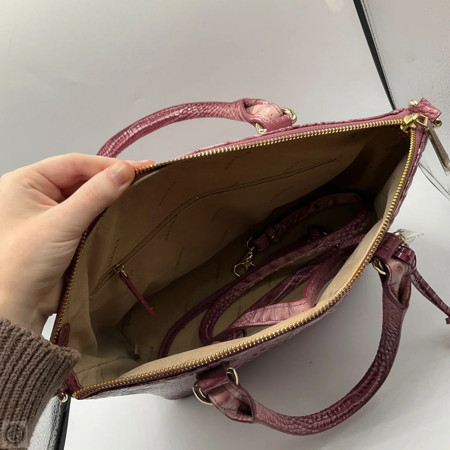 Crossbody Designer By Brahmin, Size: Large