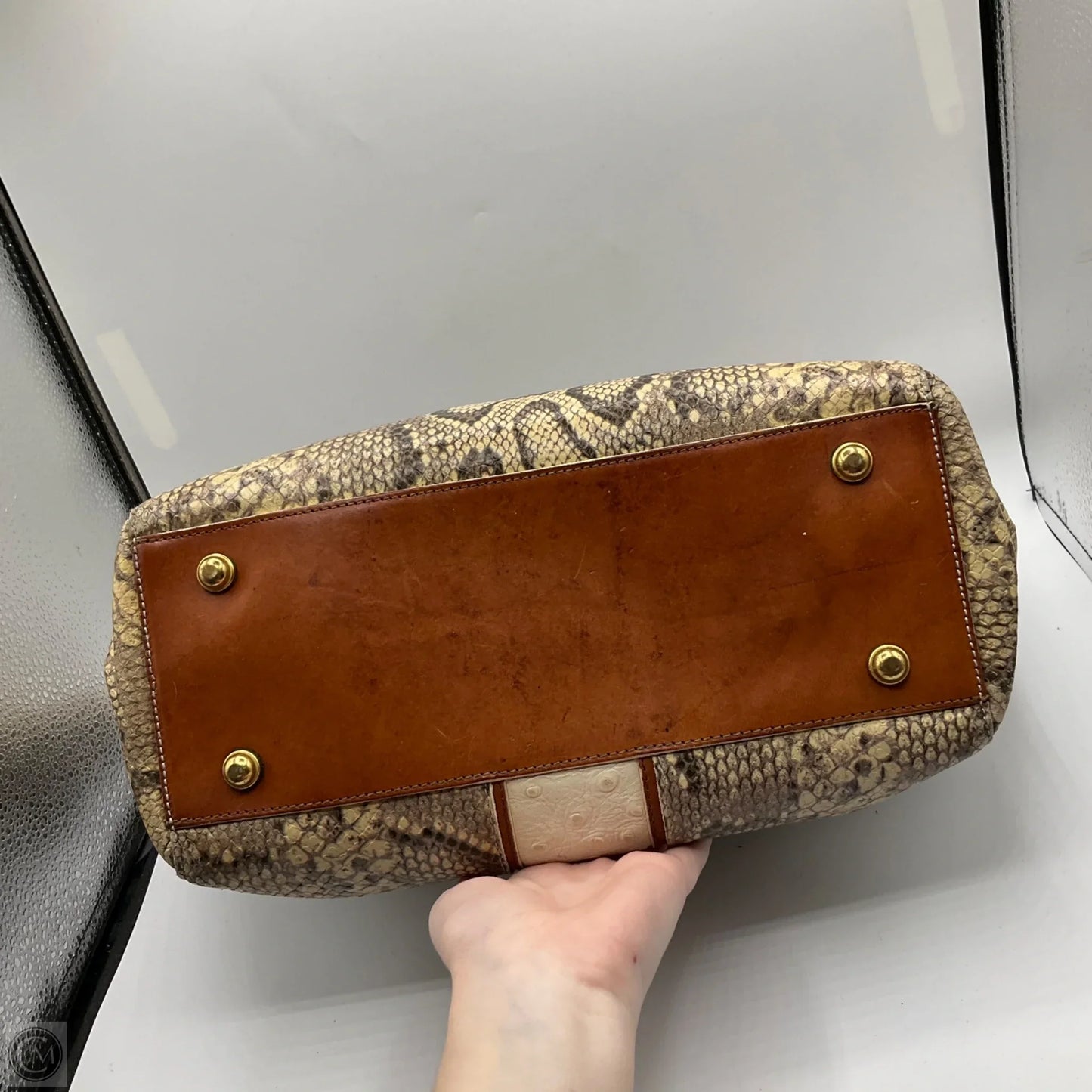 Handbag Designer By Brahmin, Size: Medium