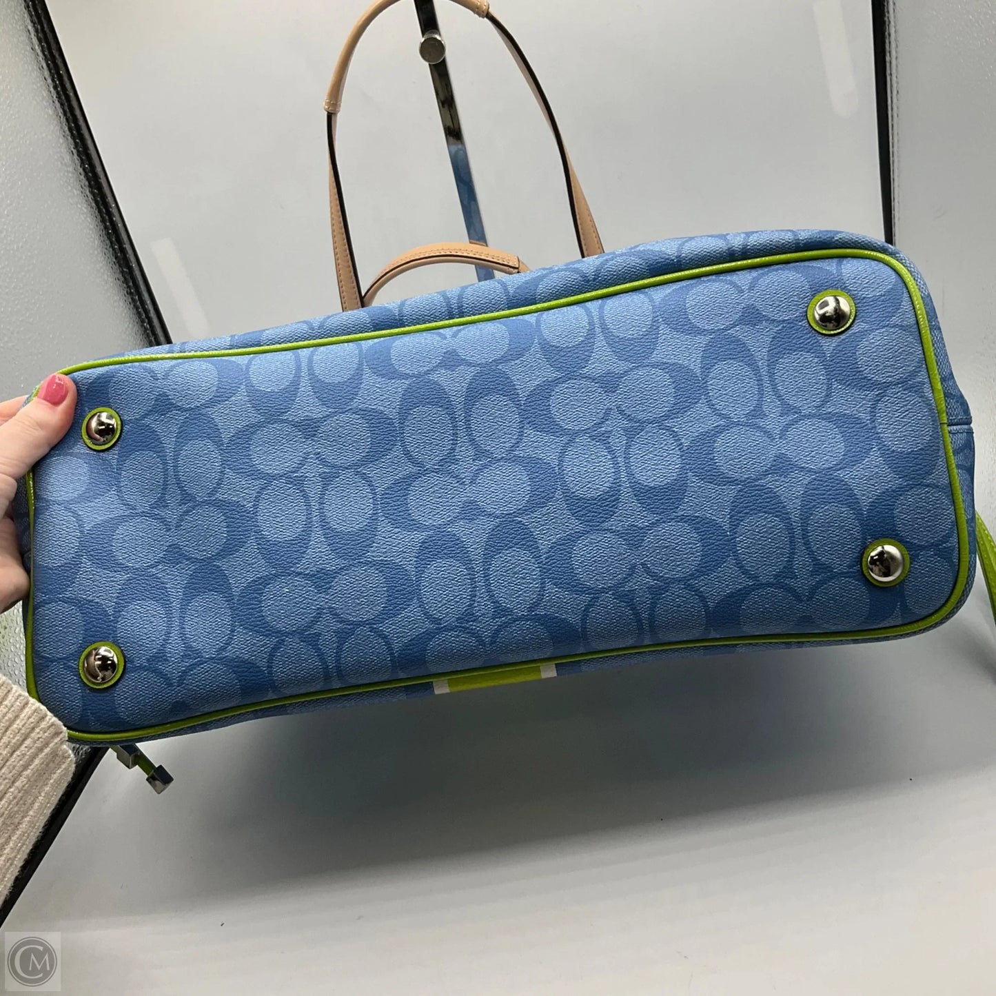 Handbag Designer By Coach, Size: Large