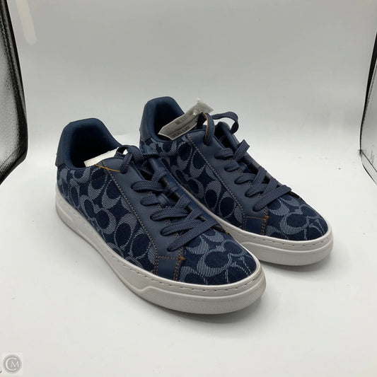 Shoes Designer By Coach In Blue, Size: 8