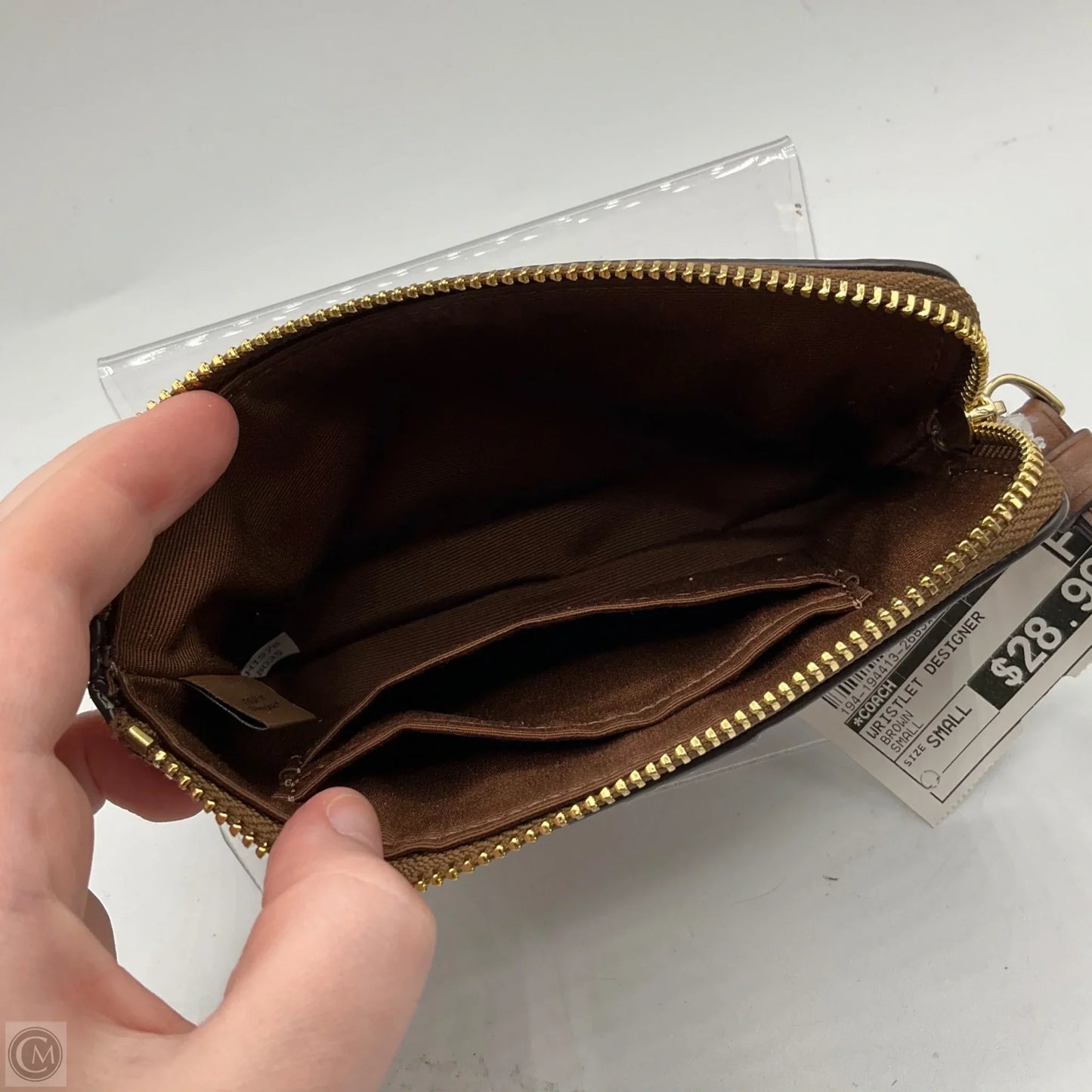 Wristlet Designer By Coach, Size: Small