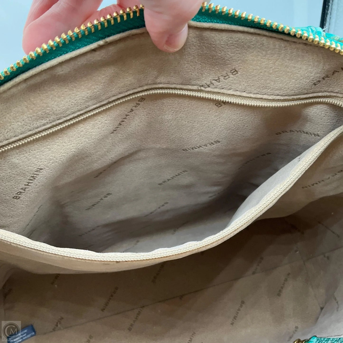Handbag Designer By Brahmin, Size: Large
