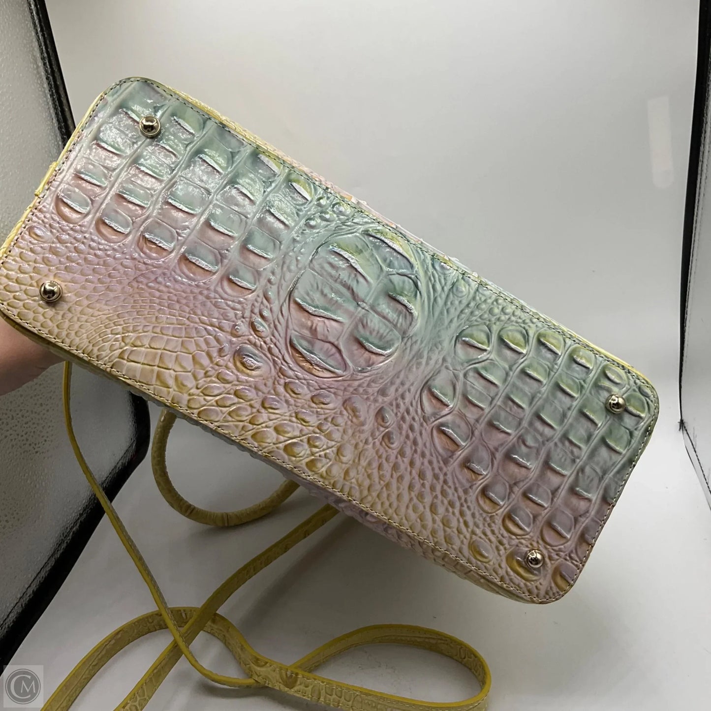 Handbag Designer By Brahmin, Size: Large