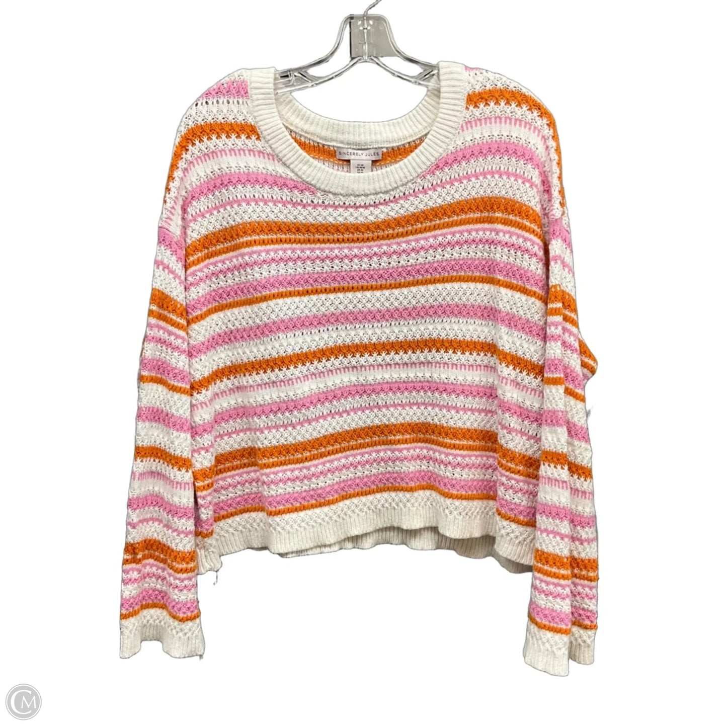 Sweater By Sincerely Jules In Striped Pattern, Size: M