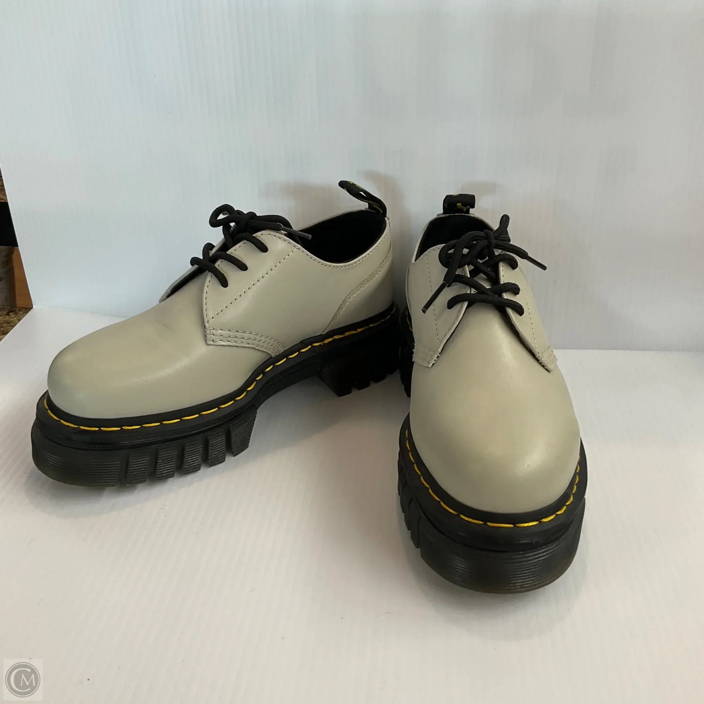Shoes Sneakers Platform By Dr Martens In Grey, Size: 8