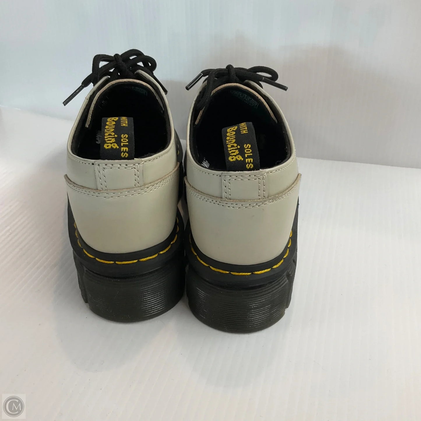 Shoes Sneakers Platform By Dr Martens In Grey, Size: 8