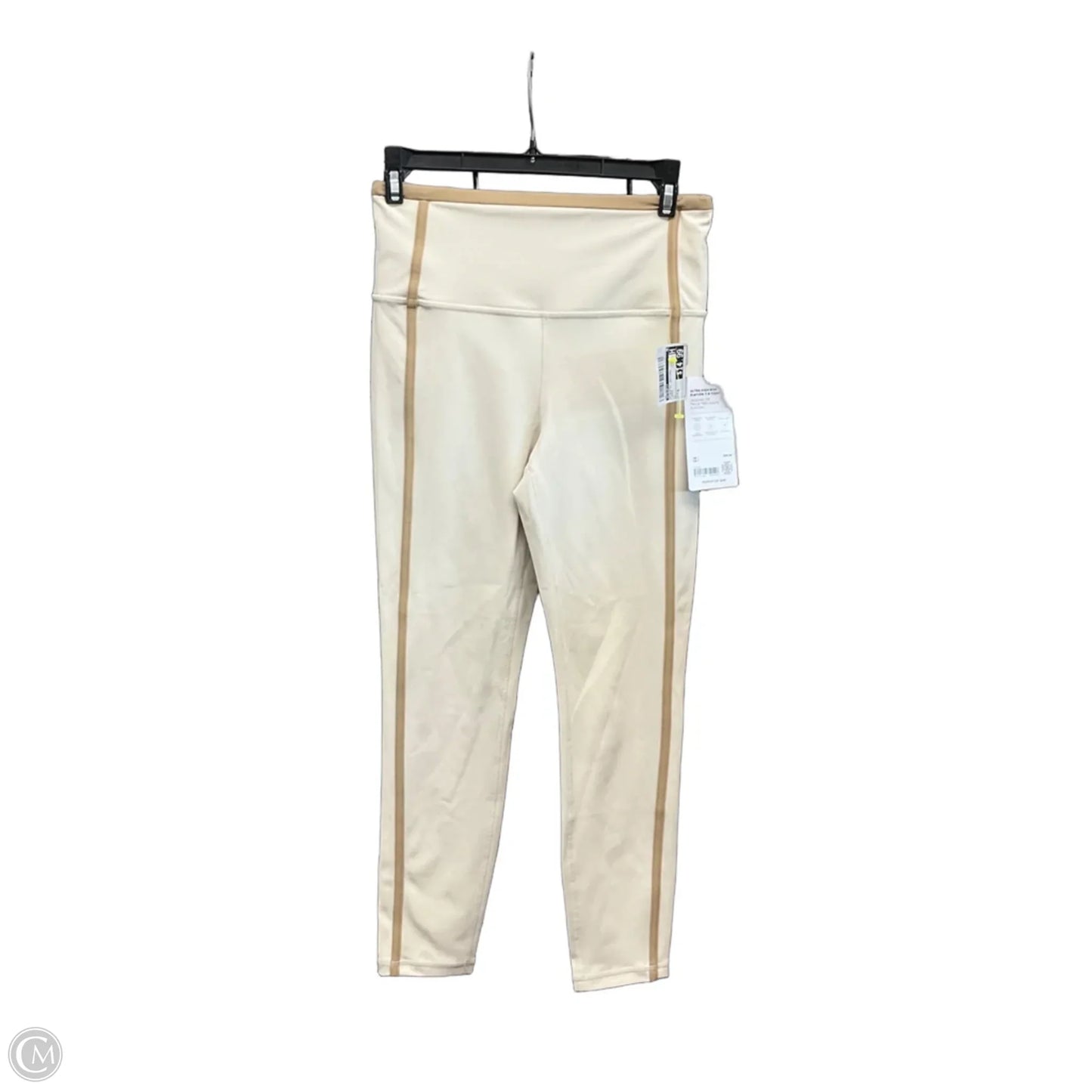 Athletic Leggings By Athlefit In Cream, Size: S