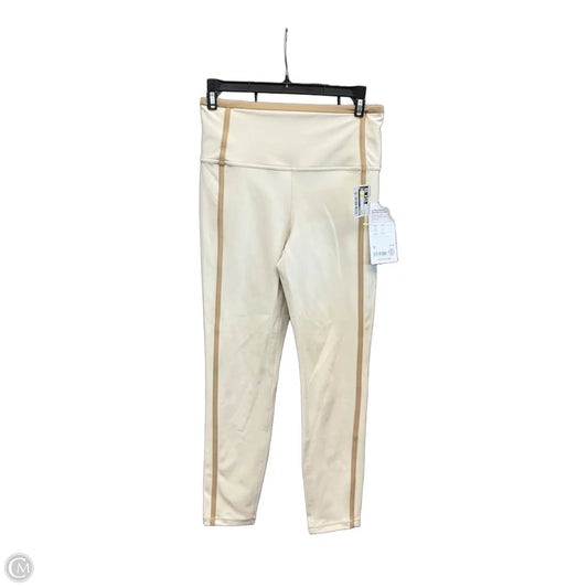 Athletic Leggings By Athlefit In Cream, Size: S