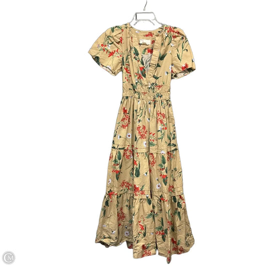 Dress Casual Maxi By Anthropologie In Brown, Size: Xs