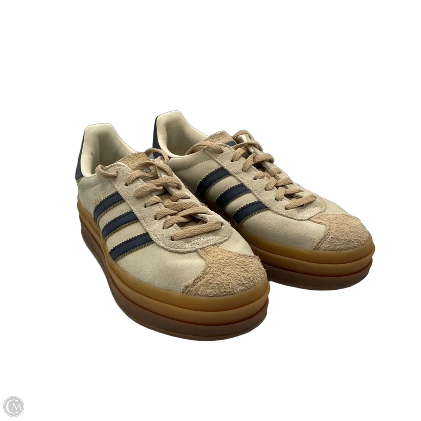 Shoes Sneakers By Adidas In Blue & Cream, Size: 7