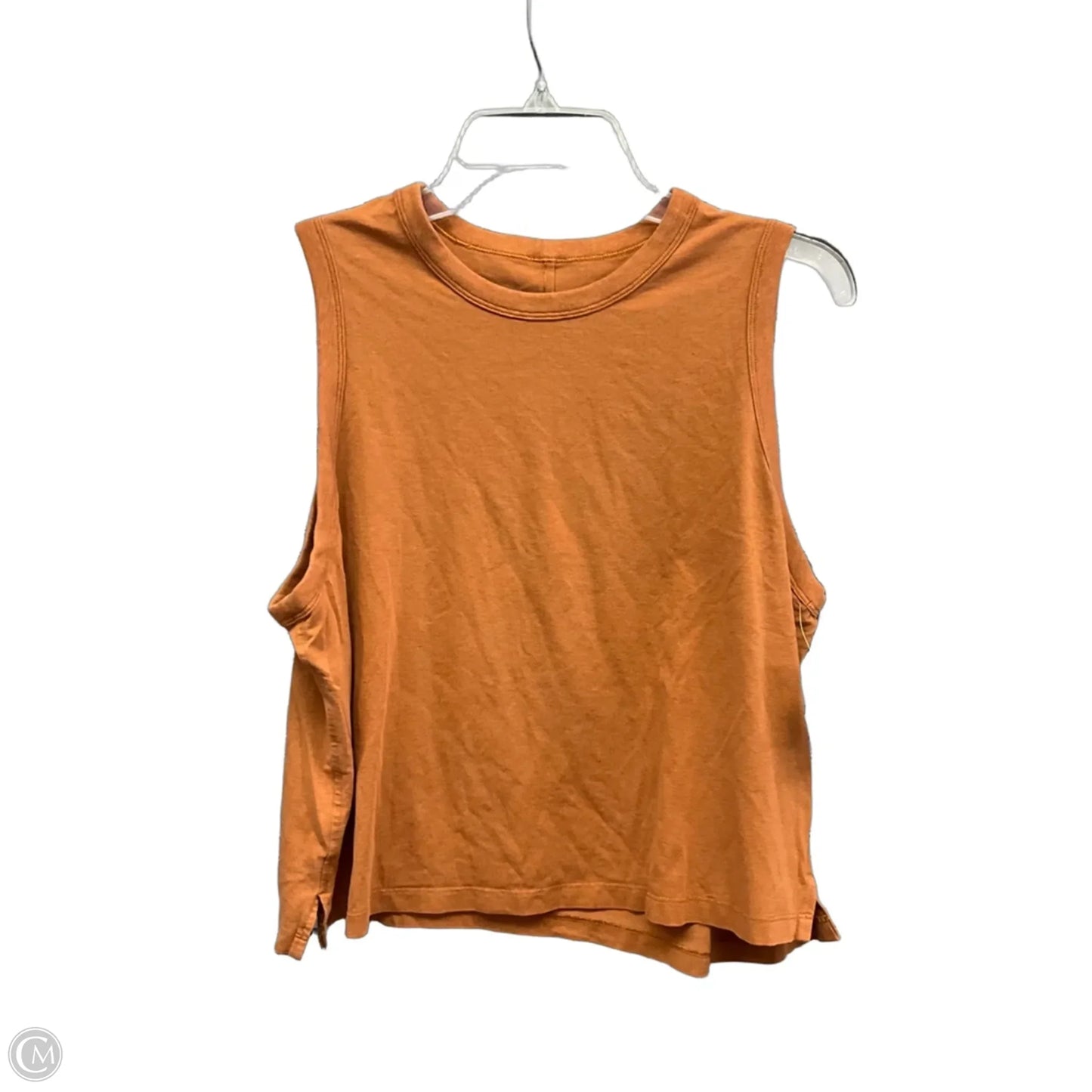 Athletic Tank Top By Lululemon In Orange, Size: 12