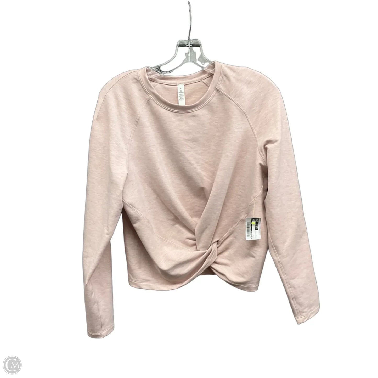Top Long Sleeve By Lululemon In Pink, Size: 6
