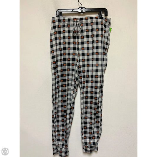 Pants Lounge By Clothes Mentor In Checkered Pattern, Size: Xl