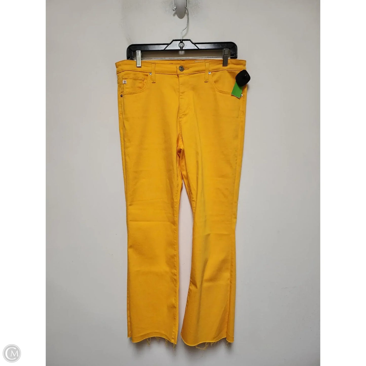 Jeans Boyfriend By Adriano Goldschmied In Yellow, Size: 8