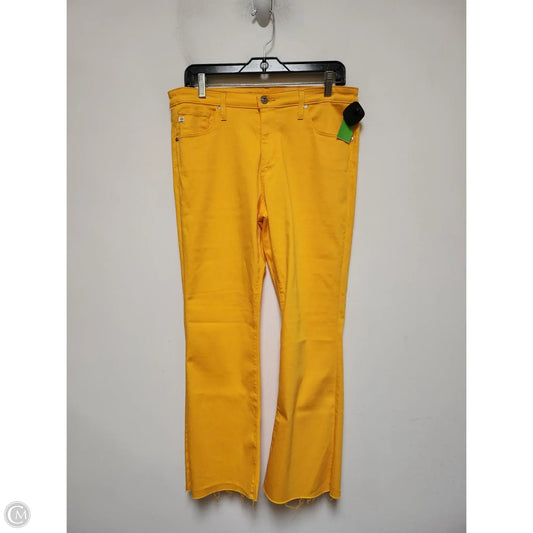 Jeans Boyfriend By Adriano Goldschmied In Yellow, Size: 8