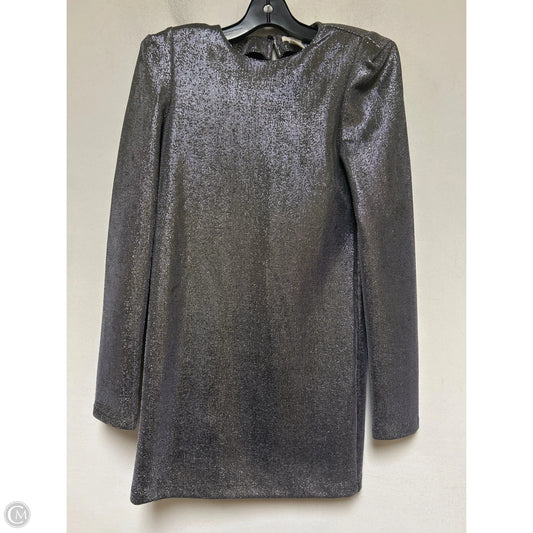 Dress Party Midi By H&m In Silver, Size: Xs