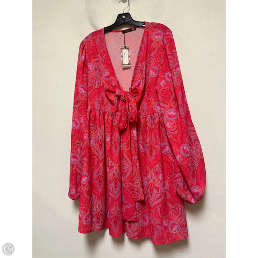 Dress Casual Short By Boohoo Boutique In Pink, Size: M