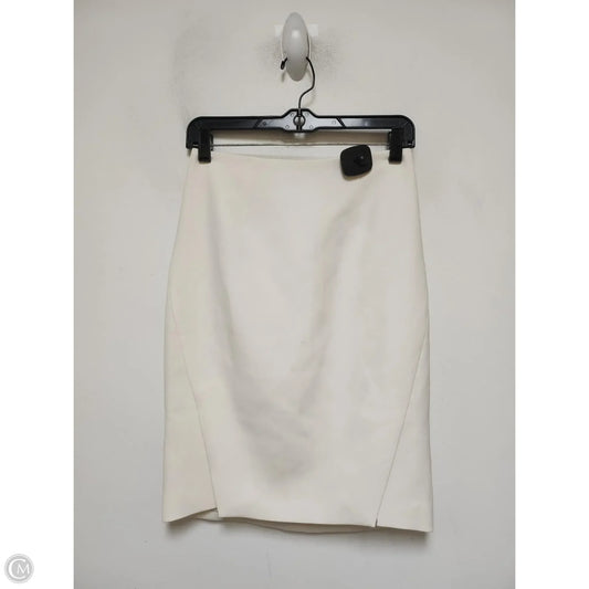 Skirt Midi By White House Black Market In Cream, Size: 0