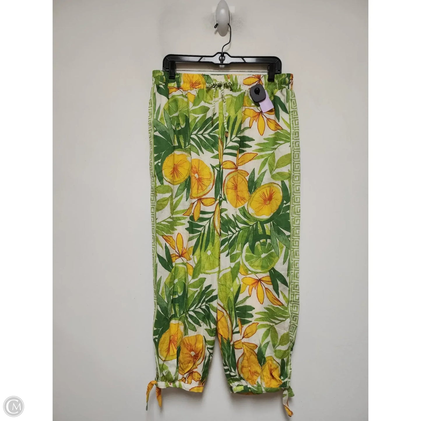 Pants Linen By C And C In Multi-colored, Size: 8