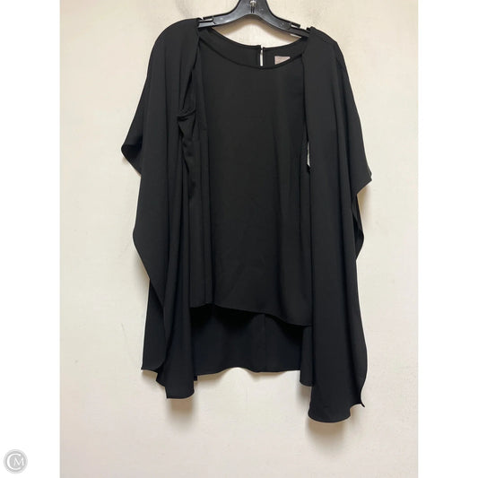 Top Short Sleeve By Chicos In Black, Size: M
