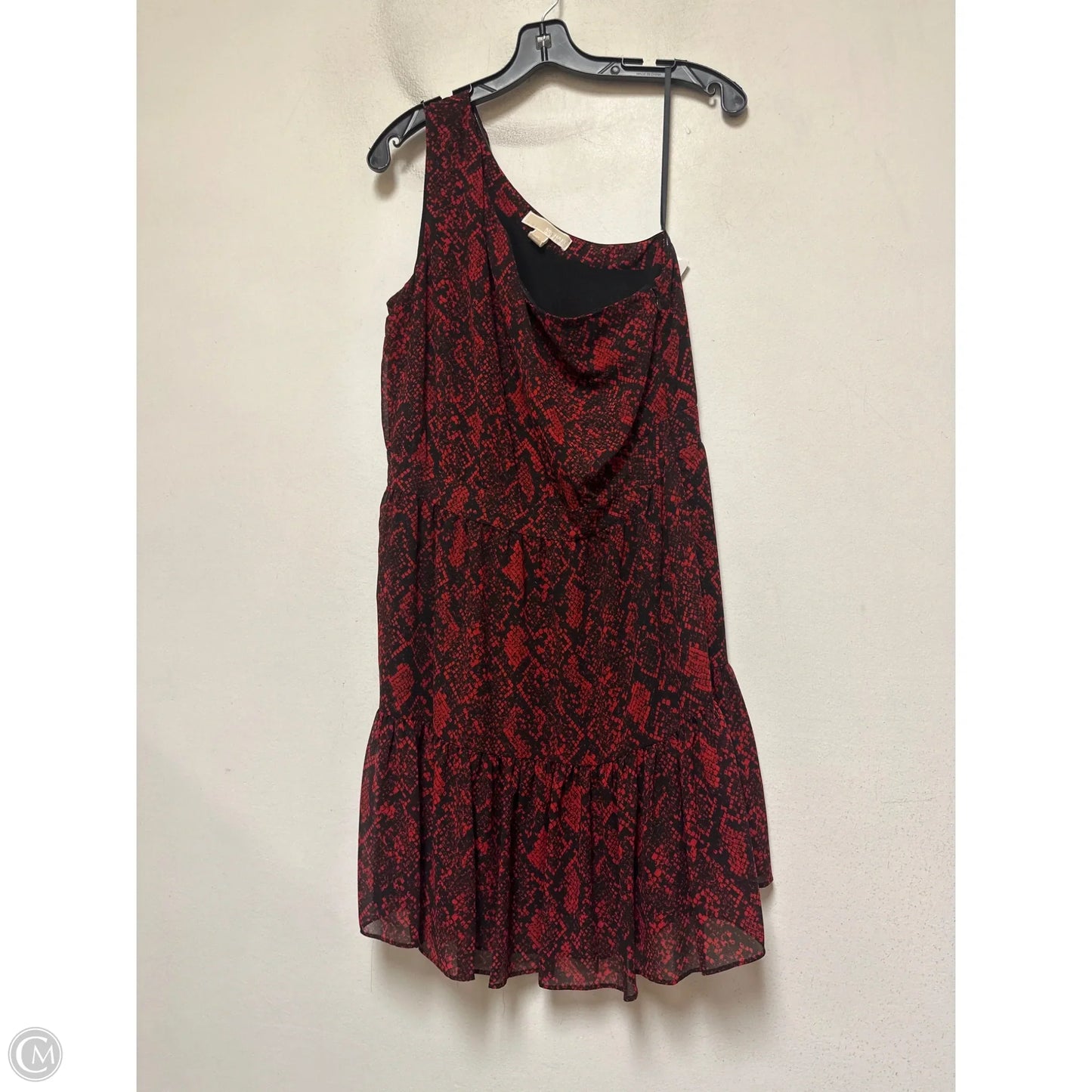 Dress Casual Short By Michael By Michael Kors In Black & Red, Size: M