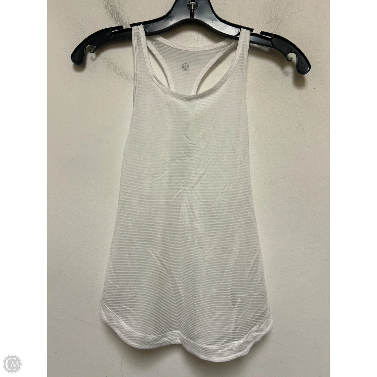 Athletic Tank Top By Lululemon In White, Size: Xs